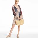  SALE!  Last Piece - Size S - only - Love Kuza Floral Doll Stitch Dress