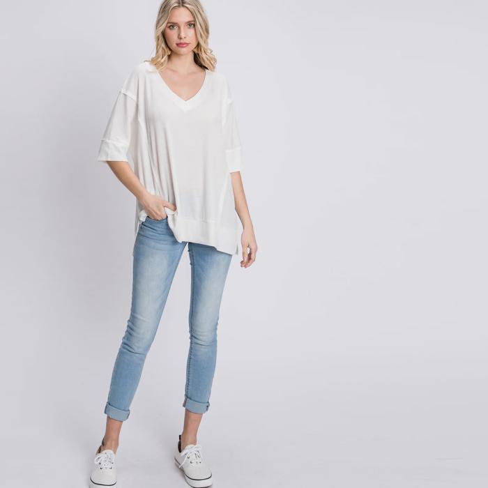 Love Kuza Lovely Lightweight Thermal Top - Size S - only -