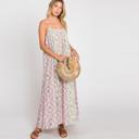  SALE!  Last Piece - Size S - only - Love Kuza Lovely Mix Print Sleeveless Maxi Dress