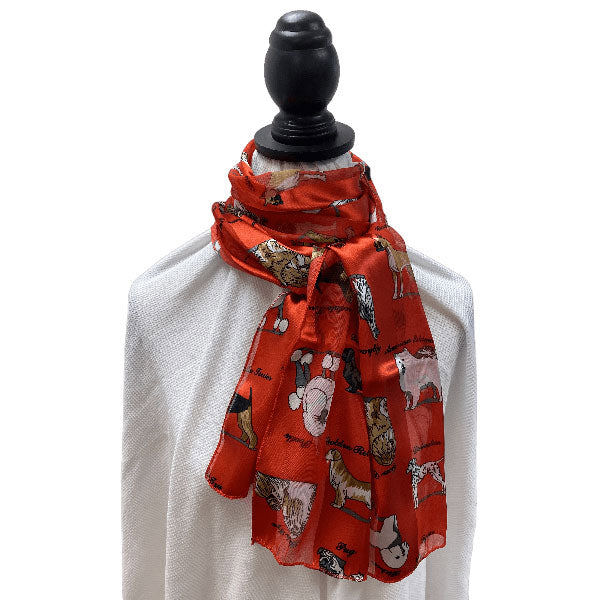 Love Kuza Dog Lover's Sheer Scarf