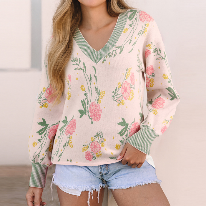 Love Kuza - Blossom Breeze Knit Sweater