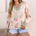  Love Kuza - Blossom Breeze Knit Sweater