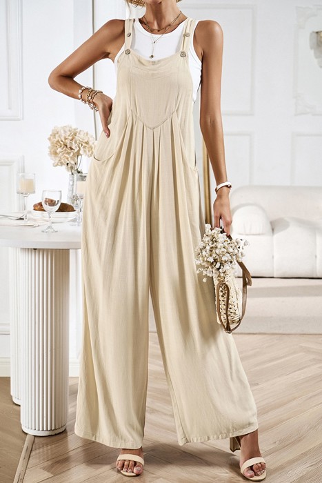 Love Kuza Wanderlight Wide-Leg Overall Jumpsuit