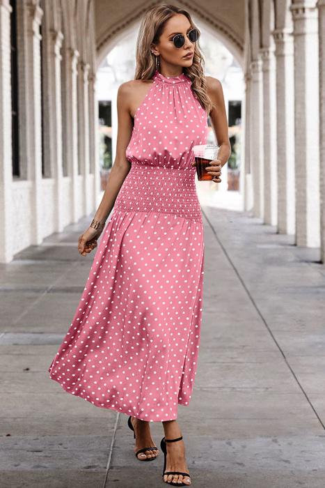 Love Kuza Dotty Delight Maxi Dress