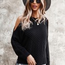  Love Kuza Open Shoulder Twist Sweater