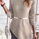  Love Kuza Asymmetric Grace Knit Pullover