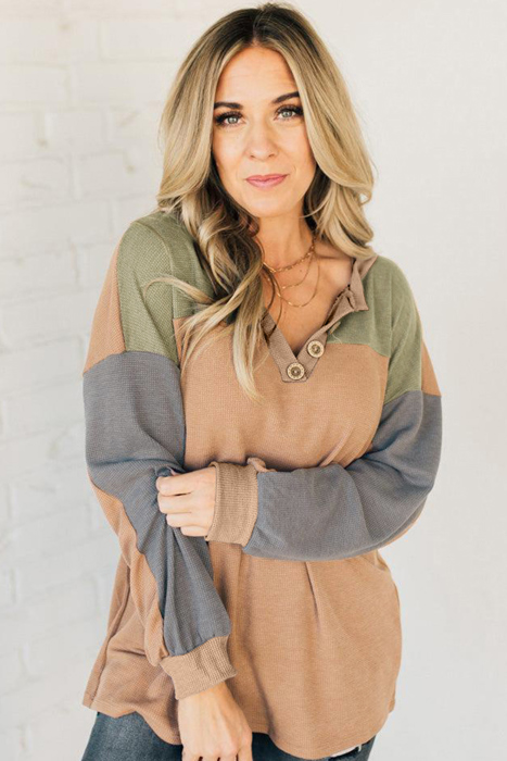 Love Kuza - Autumn Hues Henley
