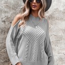  Love Kuza Open Shoulder Twist Sweater