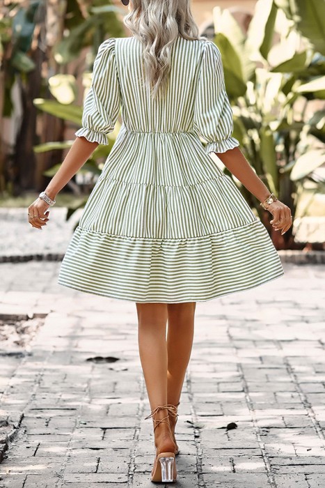 Love Kuza Sunstripe Tier Dress