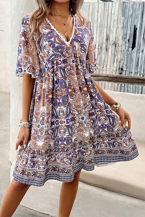 Love Kuza Paisley Whisper Dress