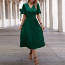  Love Kuza Graceful Pleats Midi Dress