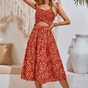  Love Kuza Petal Charm Midi Dress