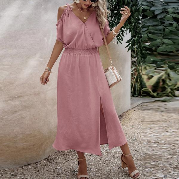 Love Kuza Ruffle Radiance Midi Dress