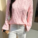  Love Kuza Cozy Waves Cable Knit Sweater