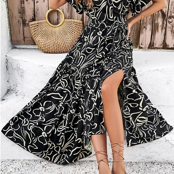 Love Kuza Floral Rhythm Wrap Dress | Jane.com