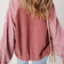  Love Kuza - Rosewood Lace Sherpa Jacket