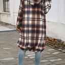  Love Kuza Plaid Hooded Comfort Shirt Jacket