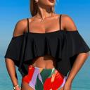  Love Kuza Ruffle Tide Bikini Set