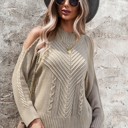  Love Kuza Open Shoulder Twist Sweater