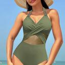  Love Kuza Tidal Mesh One-Piece