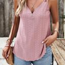 Mauve Small Love Kuza Sleek Zip Front V-Neck Cami