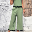  Love Kuza The Wave Trims Top & Capris 2 Pieces Set