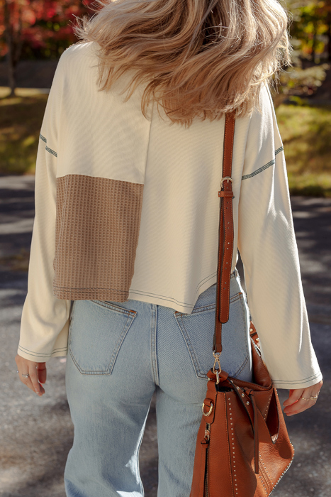 Love Kuza - Autumn Patchwork Henley