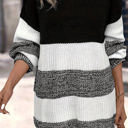  Love Kuza Colorblock Cozy Long Sweater