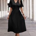  Love Kuza Graceful Pleats Midi Dress