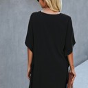  Love Kuza V Neck Dolman Sleeves Dress