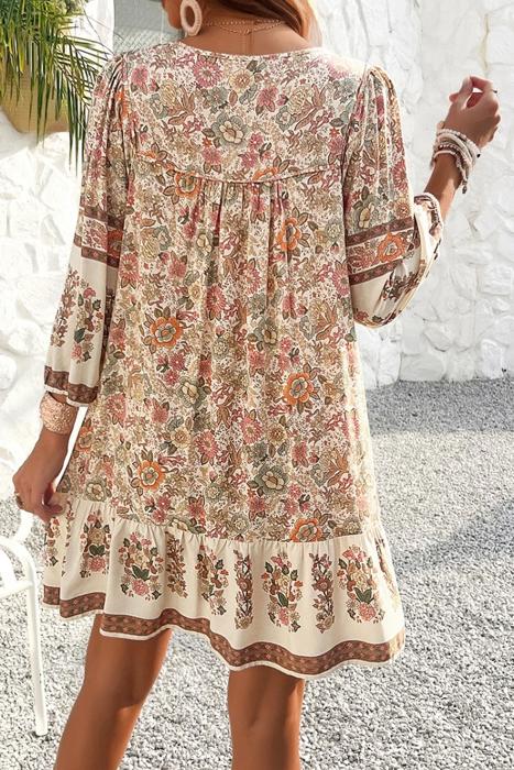 Love Kuza Vintage Boho Petals Dress