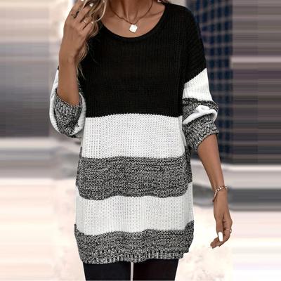 Love Kuza Colorblock Cozy Long Sweater
