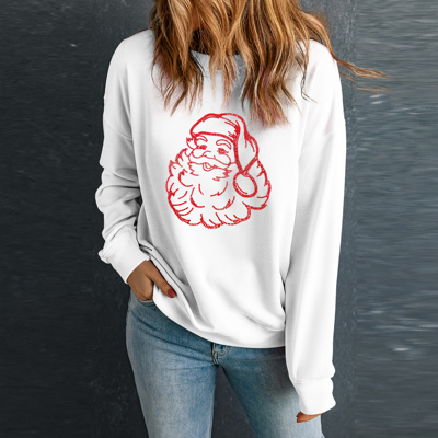 Love Kuza - Retro Santa Sparkle Sweatshirt