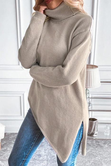 Love Kuza Asymmetric Grace Knit Pullover