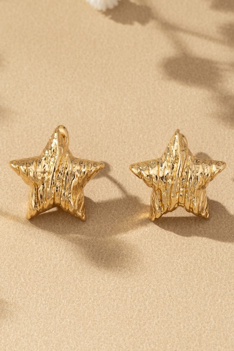 Very Carrot Stellar Puff Star Earrings