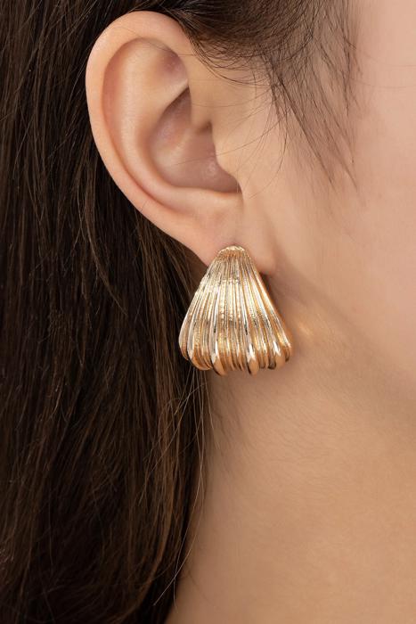 Very Carrot Textured Radiance Wide Hoop Earrings