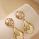  Very Carrot Puffy Teardrop Dome Earrings