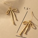  Very Carrot Flowing Elegance Bow Earrings