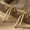  Very Carrot Flowing Elegance Bow Earrings