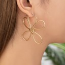  Very Carrot Blossom Hoop Drop Earrings