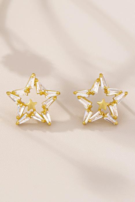 Very Carrot Radiant Starburst Stud Earrings