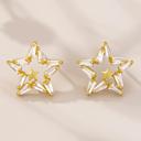  Very Carrot Radiant Starburst Stud Earrings