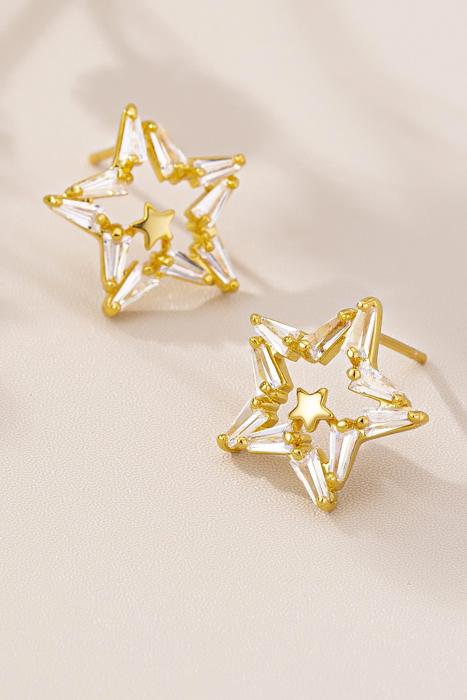 Very Carrot Radiant Starburst Stud Earrings