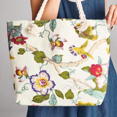 SALE!  Last Piece - Love Kuza Orchid Radiance Canvas Tote