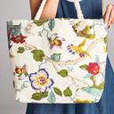  SALE!  Last Piece - Love Kuza Orchid Radiance Canvas Tote