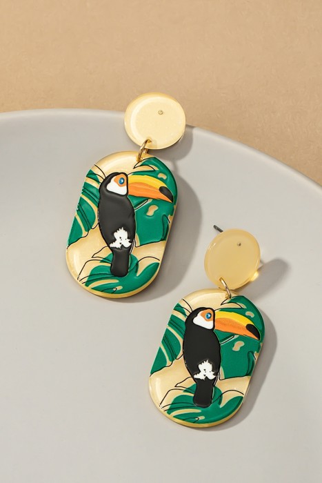 Very Carrot Tropical Tale Drop Earrings