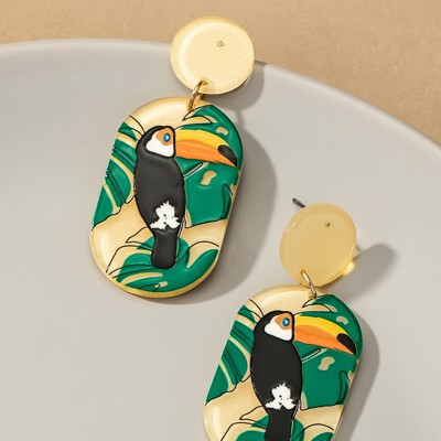 Very Carrot Tropical Tale Drop Earrings