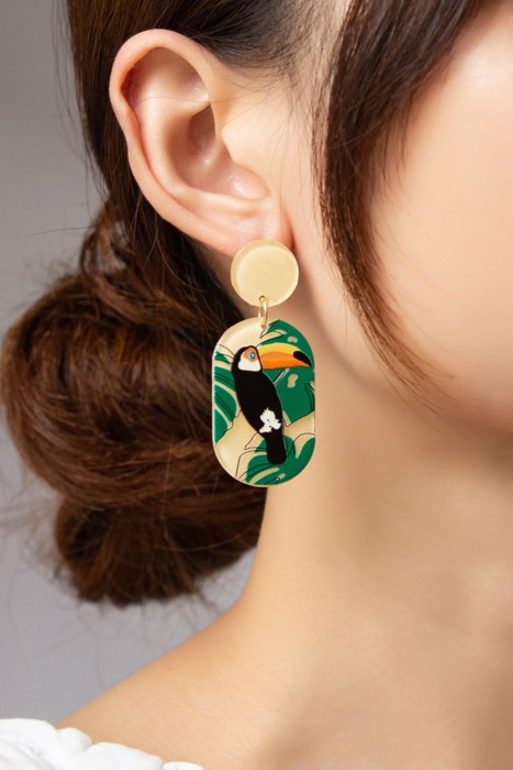 Very Carrot Tropical Tale Drop Earrings