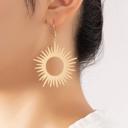  Very Carrot Sunburst Drop Earrings