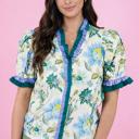  - Leopard Luxe Ruffle Shirt